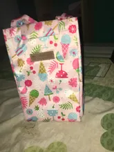 Brivilas-Bolsa de almuerzo térmica con flores para mujer, bolsas multicolores, para desayuno, picnic, viaje