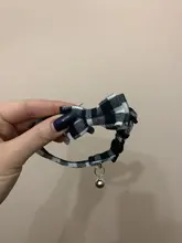 Small Dog Necklace Collar Puppy Party-Bandana Bulldog Chihuahua Bowknot Plaid Cotton