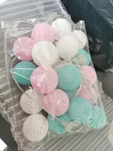 Led-String Chain Ball-Light Garland Party-Decoration Patio Wedding Christmas Halloween