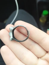 Anillo de rana Vintage bohemio para mujer, diseño artístico, apertura Retro ajustable, anillos llamativos para mujer, regalo de Color plata