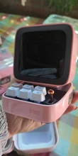 Divoom-reloj despertador portátil con Bluetooth, imagen de píxel Retro, tablero de pantalla LED, regalo de San Valentín, decoración de luz del hogar