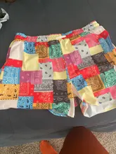 2021 nuevo estilo geométrico impreso suelto Casual pantalones cortos de verano Pantalones cortos de cintura elástica para casa playa ropa de talla grande S-3XL