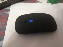 SeenDa-ratón inalámbrico RGB con Bluetooth, recargable, para portátil, iPad, Macbook, silencioso, ergonómico, retroiluminado con LED