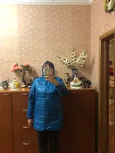 Chaqueta larga con capucha para mujer, abrigo ultraligero de plumón de pato blanco para otoño e invierno, Parkas portátiles, color liso, 7XL