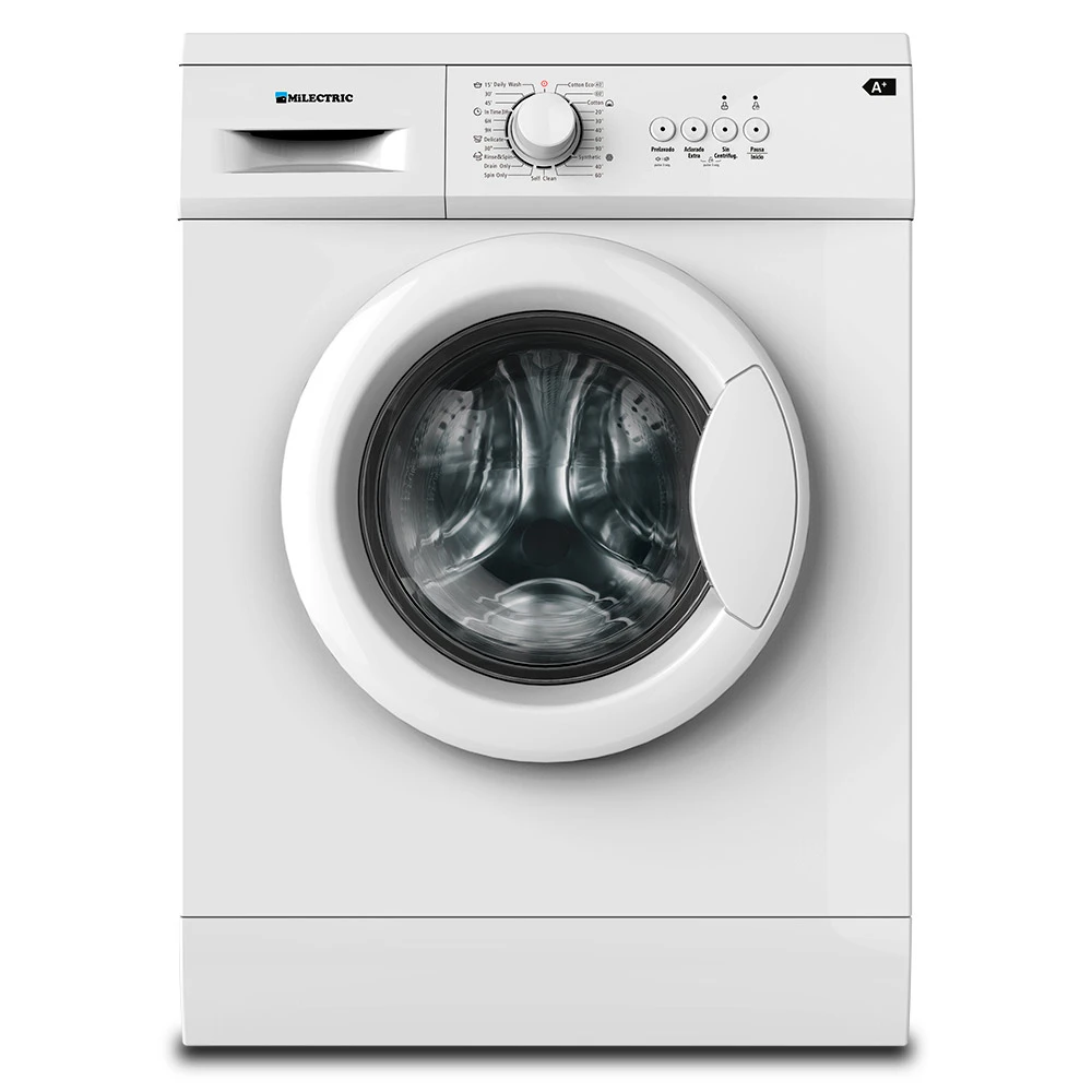 Lavadora MILECTRIC LV-812 - Blanca, 8kg, A+++, 1200rpm, 23 programas