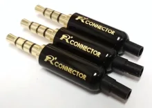 Earphone-Adapter Audio-Jack Stereo-Headset 4pole for DIY Gold-Plated High-Quality