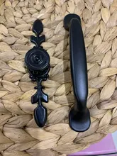 Tiradores para mobiliario, pomos, manijas de cocina, cajón, armario, color negro