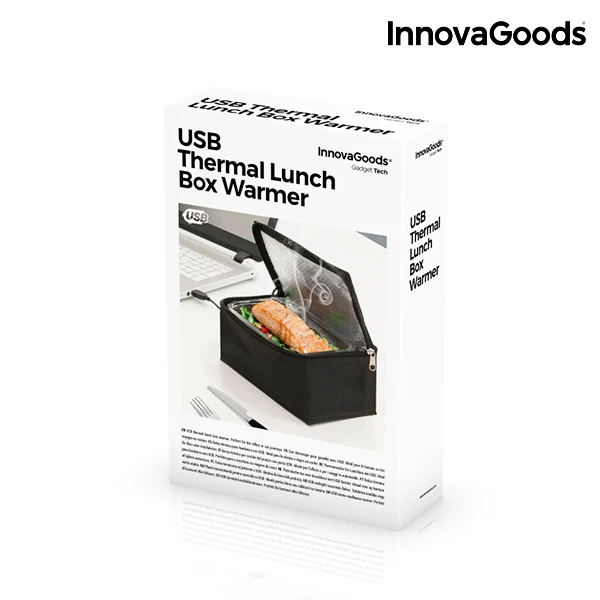 InnovaGoods USB тепловой Ланч-бокс с подогревом