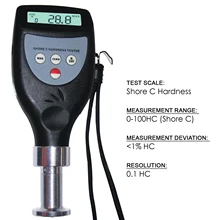 Дюрометр Shore C Цифровой Измеритель Твердости 0-100HC диапазон Губка Пена тестер со встроенным зондом