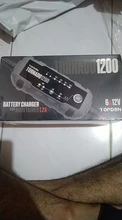 Topdon-cargador de batería automático para coche y motocicleta, Cargador de baterías de litio de plomo ácido IP65, 6V, 12V, T1200