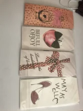 10X Cute Sweet Dots cuadrícula de rayas estrella corazón papel fresco sobre herramienta DIY creativa cubierta para regalo de felicitación