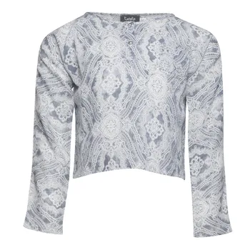 

Brand: Tocoto Vintage - Genre: Girl Category: Blouses… Color: gray, Size: 2Y