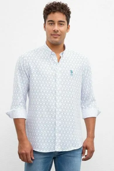 U.S. POLO ASSN. Мужской тканый гомлек