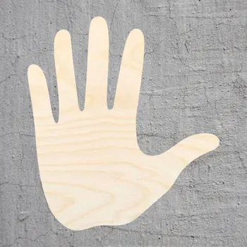 

hand silhouette Laser Cut Out Wood Shape Craft Supply Unfinished Cut Art Projects Craft Decoration Gift Decoupage Ornamente