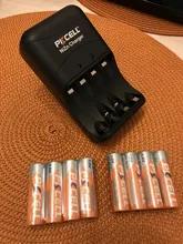 Rechargeable-Battery AA Batteria NIZN 2500mwh PKCELL 2slot 8pcs Eu-Us-Plug