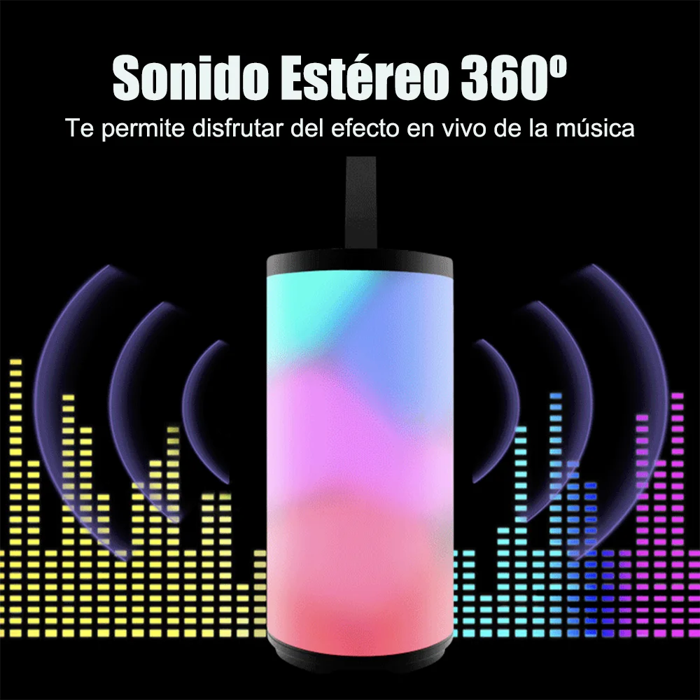 Портативный Bluetooth динамик 10 Вт стерео звук динамик Bluetooth 5,0 Громкая связь FM Водонепроницаемый светодиодный светильник Портативный Bluetooth динамик 10 Вт стерео звук динамик Bluetooth 5,0 Громкая связь FM Водонепроницаемый светодиодный светильник