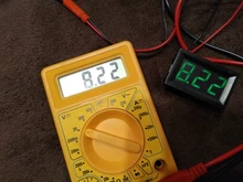 Medidor de voltaje con pantalla LED, voltímetro Digital ca 30-500V AC 0-600V 0,56 , calibrador de lectura DC 3,5-30V DC 0-100V, rojo, verde, azul