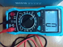 Mileseey-multímetro Digital NCV de rango automático, medidor de voltaje CA/CC, luz Flash, pantalla grande