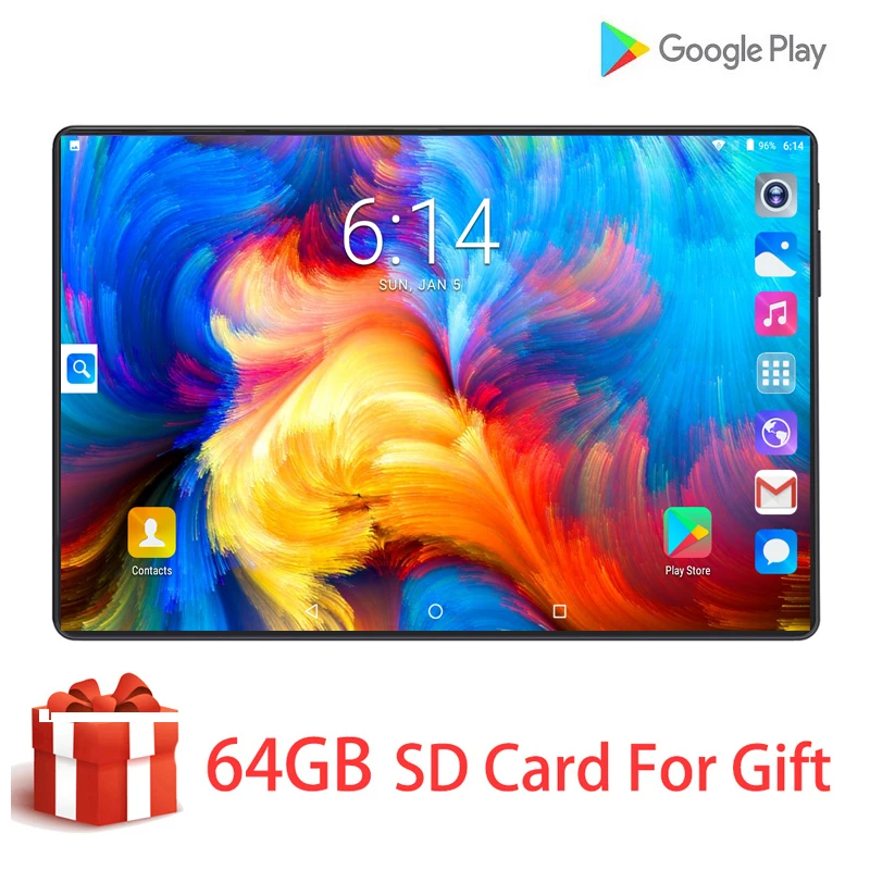 

Multi-Language Original Pad 4G LTE 128GB Tablets MTK ARM Octa-Core 10'' HD Screen Android 9.0 Kids Tablet PC+ Gifts