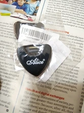 Guitarra elegir titular de plástico carcasa de plectro con adhesivo de la guitarra cajas de almacenamiento para 1-3 piezas selecciones de guitarra