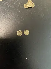 50 Uds. De abalorios hechos a mano de flores chapados en bronce antiguo de 8x8mm colgante: DIY para collar de pulsera