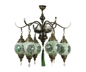 

Morocco green chandelier