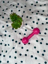 Pet-Supplies Pet-Chew-Toy Dog-Sound-Toy Rubber Dumbbell-Shape Dorakitten Bite-Resistant