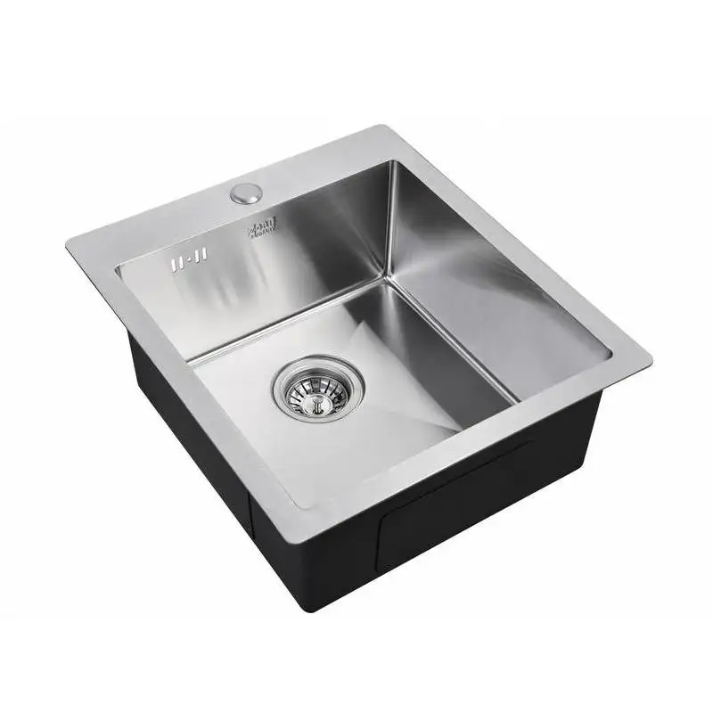 Мойка для кухни ZorG R 4551 (Нержавеющая сталь, отверстие под смеситель, перелив)