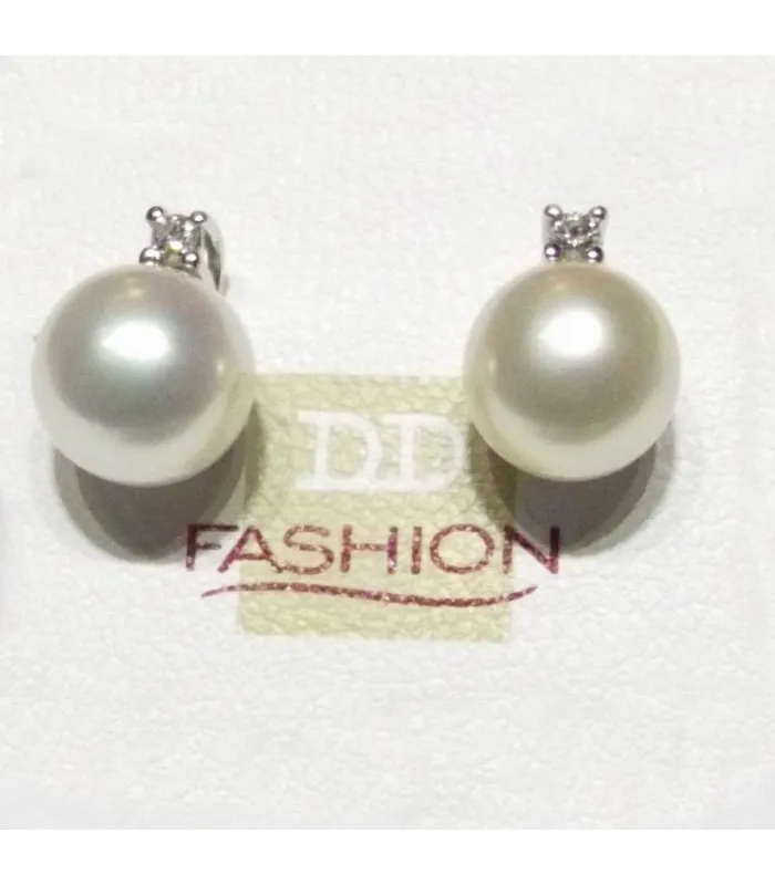 Серьги DAVITE& DELUCCHI 18KT Золотой блестящий жемчуг AKOYA 8 мм BB8200