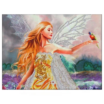 

62005 set for embroidery with beads Astrea 'Magic fairy' 40x30 cm