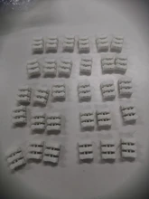 Conectores de Cable de bloqueo de empalme rápido CH2, terminales de Cable eléctrico de 2 pines, 20x17,5x13,5mm para una fácil Unión segura en cables, 30 Uds.