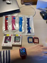 Cristal + funda para Apple Watch, Protector de pantalla, accesorios para apple watch, 44mm, 40mm, 42mm, 38mm, serie iWatch 5 4 3 6 se