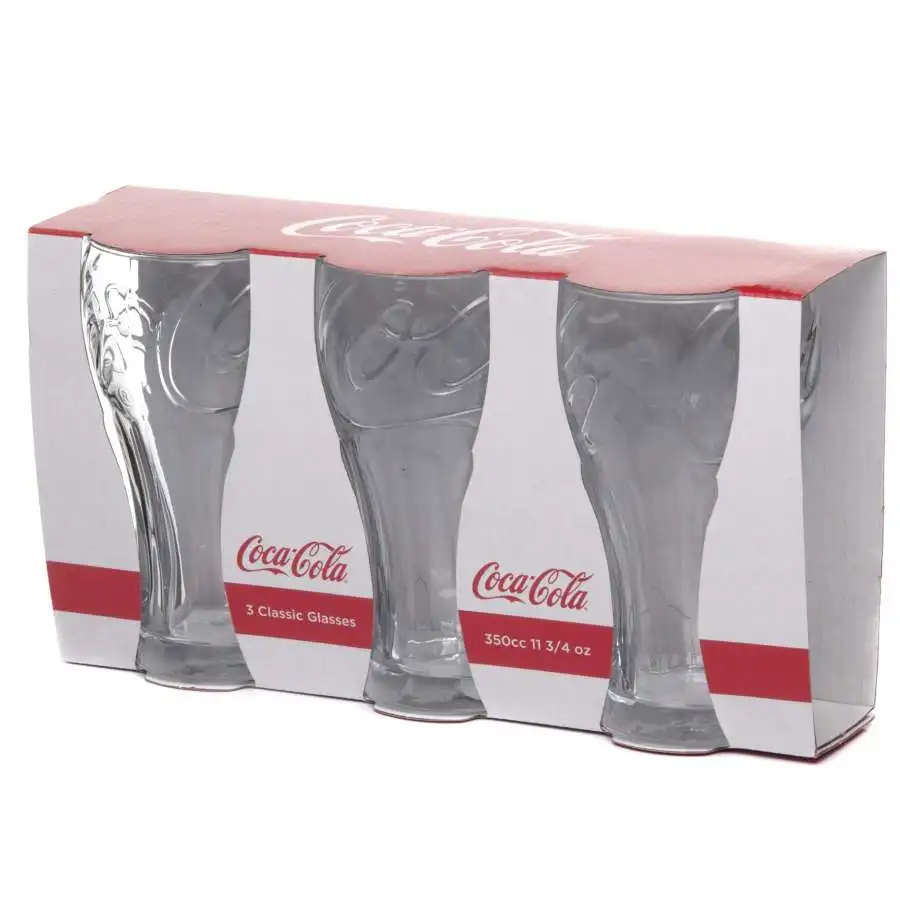 Pasabahce Set 3 Taza Coca Cola 35 cl 
