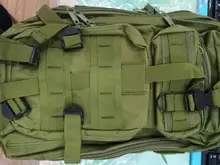 Mochila táctica 3P impermeable para hombre, bolsa militar para exteriores, 600D Oxford, Molle, deportes de senderismo y acampada, 25L