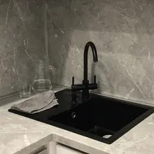 Grifo de fregadero de cocina, mezclador de agua potable, filtro de agua, mezclador de fregadero, rotación de 360 grados, frío y caliente