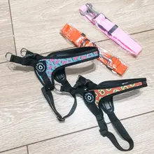 Seat-Belt Harnesses Stunt Puppy Bull Small-Pet Terrier Printed Dogs Chihuahua Shih Tzu