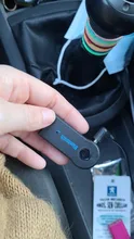 Receptor de Audio y música para coche, adaptador de manos libres con micrófono para teléfono MP3 Universal, 3,5mm, A2DP, Kit inalámbrico con Bluetooth para coche
