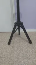Alileader-soporte para pelucas, trípode para peluca con cabeza de bloque de lienzo, ajustable, kit para hacer peluca, TPins, regalo, 125Cm/60Cm
