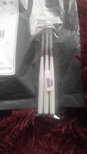 ROSALIND 3 unids/lote blanco cepillo para uñas de Gel UV polaco cepillos suaves para manicura pequeño pintura patrón con forma de uña de uñas de arte