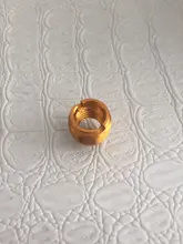 Adaptador de tornillo para micrófono, tornillo hembra de 3/8 pulgadas a macho de 5/8 pulgadas, tornillos de tuerca roscada, abrazadera de soporte para micrófono, Color dorado, 2 uds.