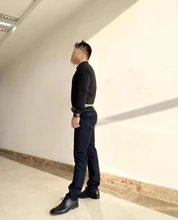 Pantalones vaqueros clásicos para hombre, Jeans ajustados de alta calidad, informales, a la moda, de negocios, nueva marca, 2021