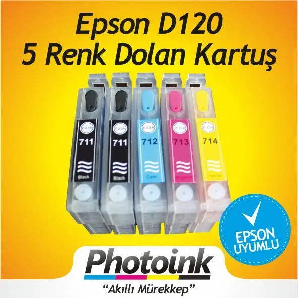 

Epson D120 COMPATIBLE EASY DOLAN CARTRIDGES (FULL)