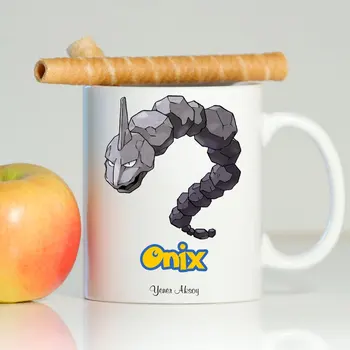 

Personalized Pokemon Onix White Mug Cup