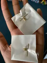 Pendiente de cartílago falso para mujer, joyería Vintage Punk, Simple, geométrico, forma de C doble, sin Piercing, 1 ud.