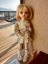 Muñeca BJD Shuga Fairy Rita 1/6, figuras de Anime de resina para niños, regalo sorpresa para niñas, conjunto completo de cumpleaños YOSD de 26cm
