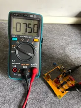 RICHMETERS 102 Multímetro 6000 cuenta con luz de Fondo AC/DC Del Amperímetro Del Voltímetro Del Ohmio Frecuencia Temperatura del Diodo