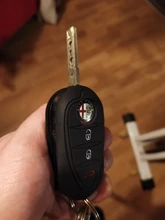 DWCX-funda de silicona con 3 botones para llave, carcasa para mando a distancia, compatible con Alfa Romeo 4C, Mito Giulietta 159 GTO GTA