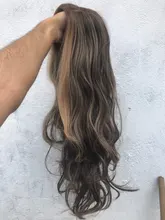 GEMMA-Peluca de cabello sintético largo ondulado Natural para mujer, pelo falso resistente al calor, negro, marrón, Rubio, rojo, resaltado, Cosplay