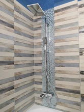 GAPPO-Sistema de ducha de baño, cabezal de ducha montado en la pared, mezclador de ducha de lluvia cromado pulido