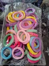 Coleteros elásticos de nailon de colores para niña, accesorios para el pelo de niños, coletero, diadema, 50 Uds.